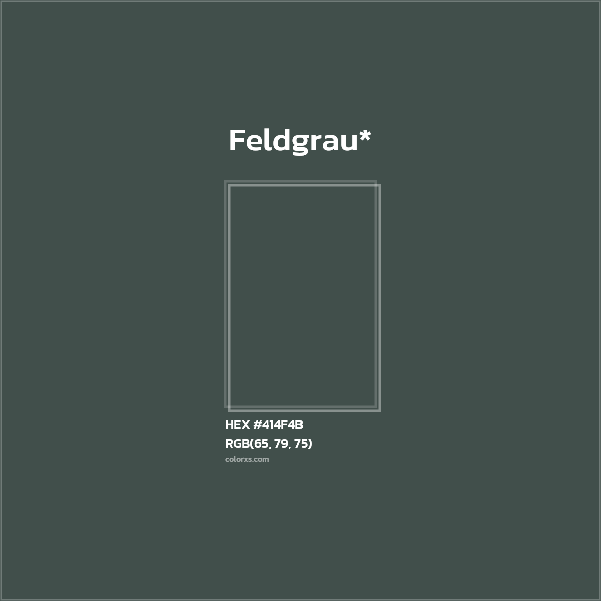 HEX #414F4B Color Name, Color Code, Palettes, Similar Paints, Images