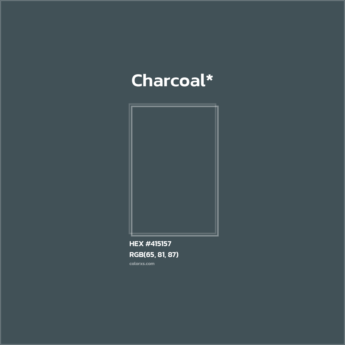 HEX #415157 Color Name, Color Code, Palettes, Similar Paints, Images