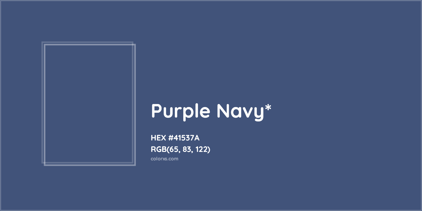 HEX #41537A Color Name, Color Code, Palettes, Similar Paints, Images