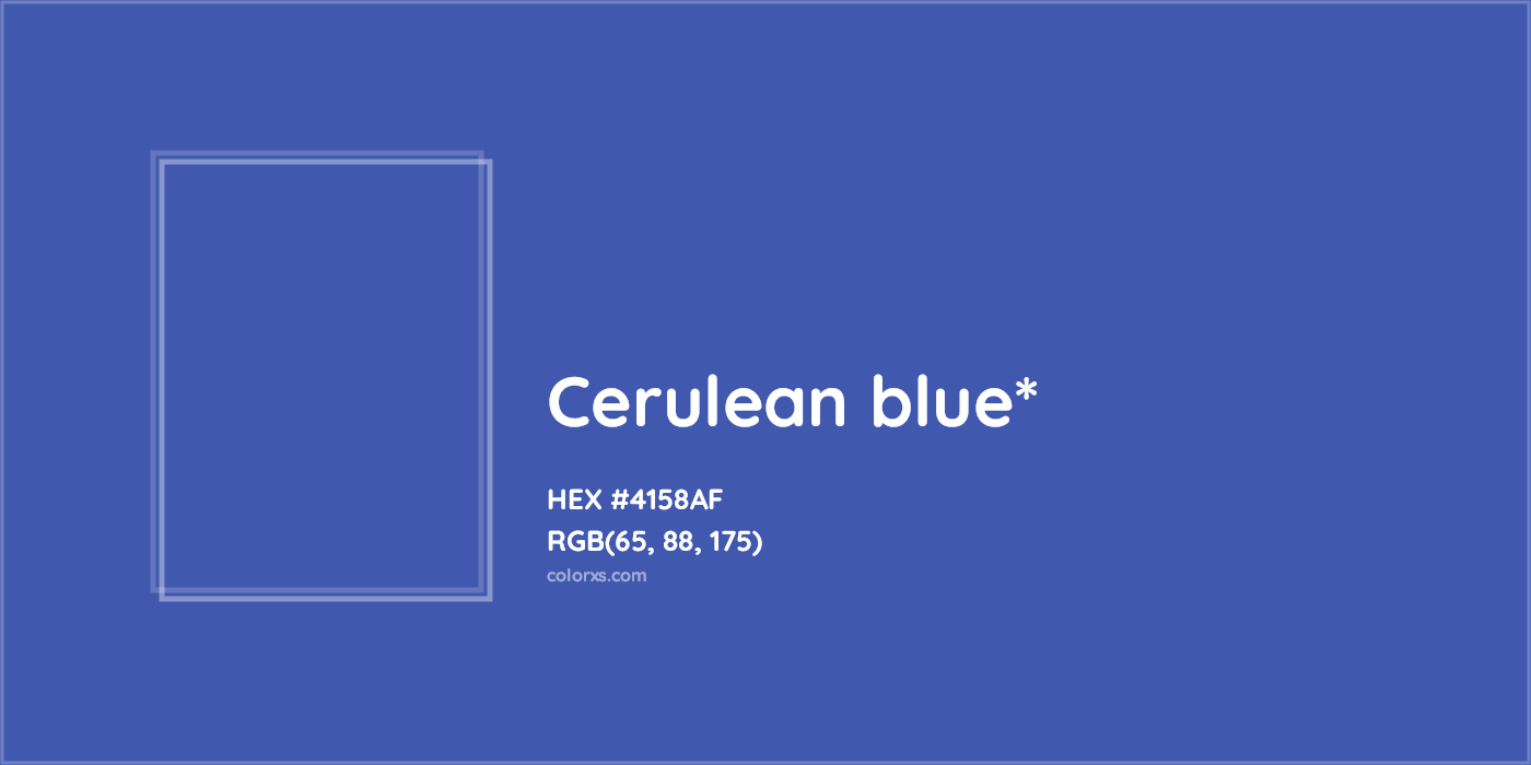 HEX #4158AF Color Name, Color Code, Palettes, Similar Paints, Images