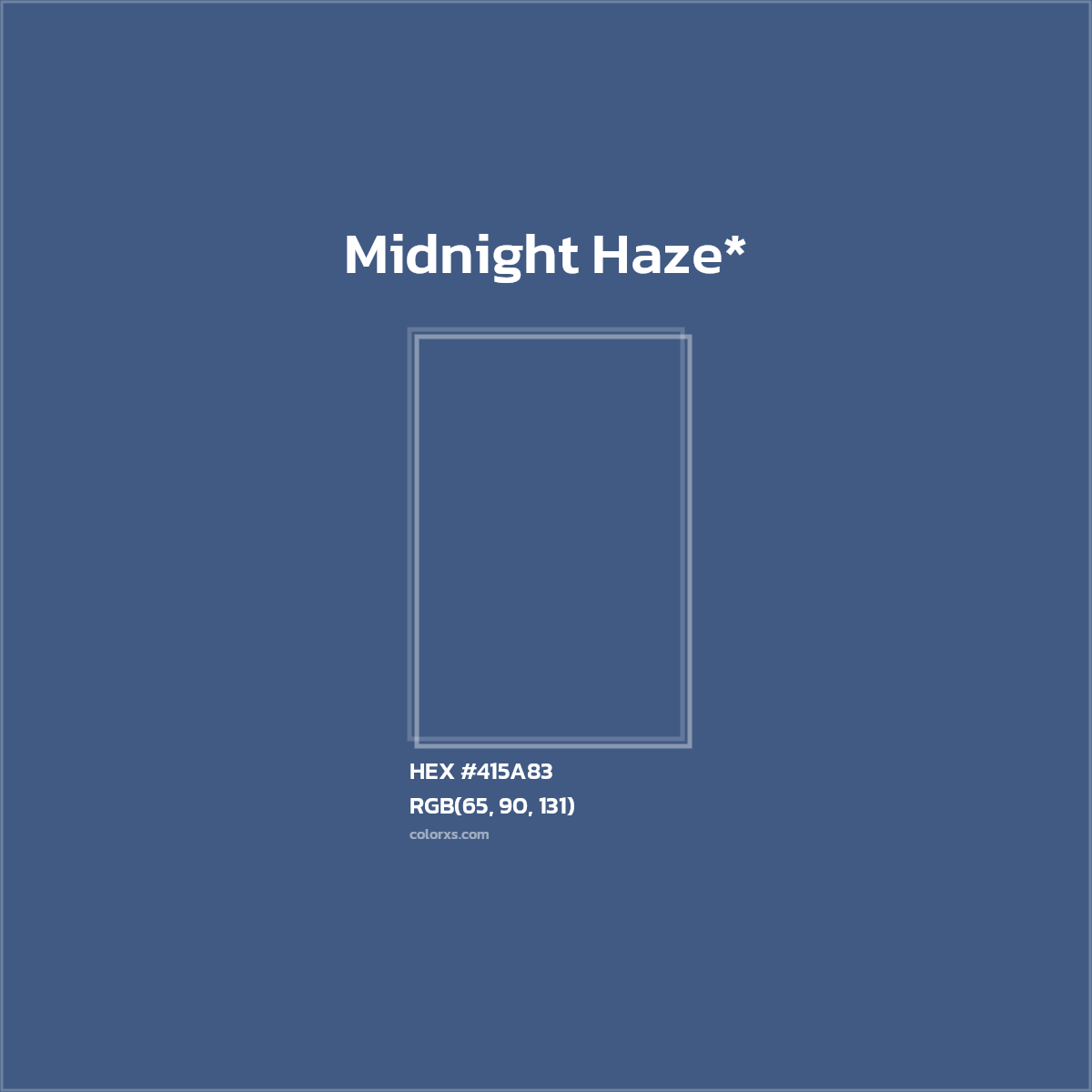 HEX #415A83 Color Name, Color Code, Palettes, Similar Paints, Images