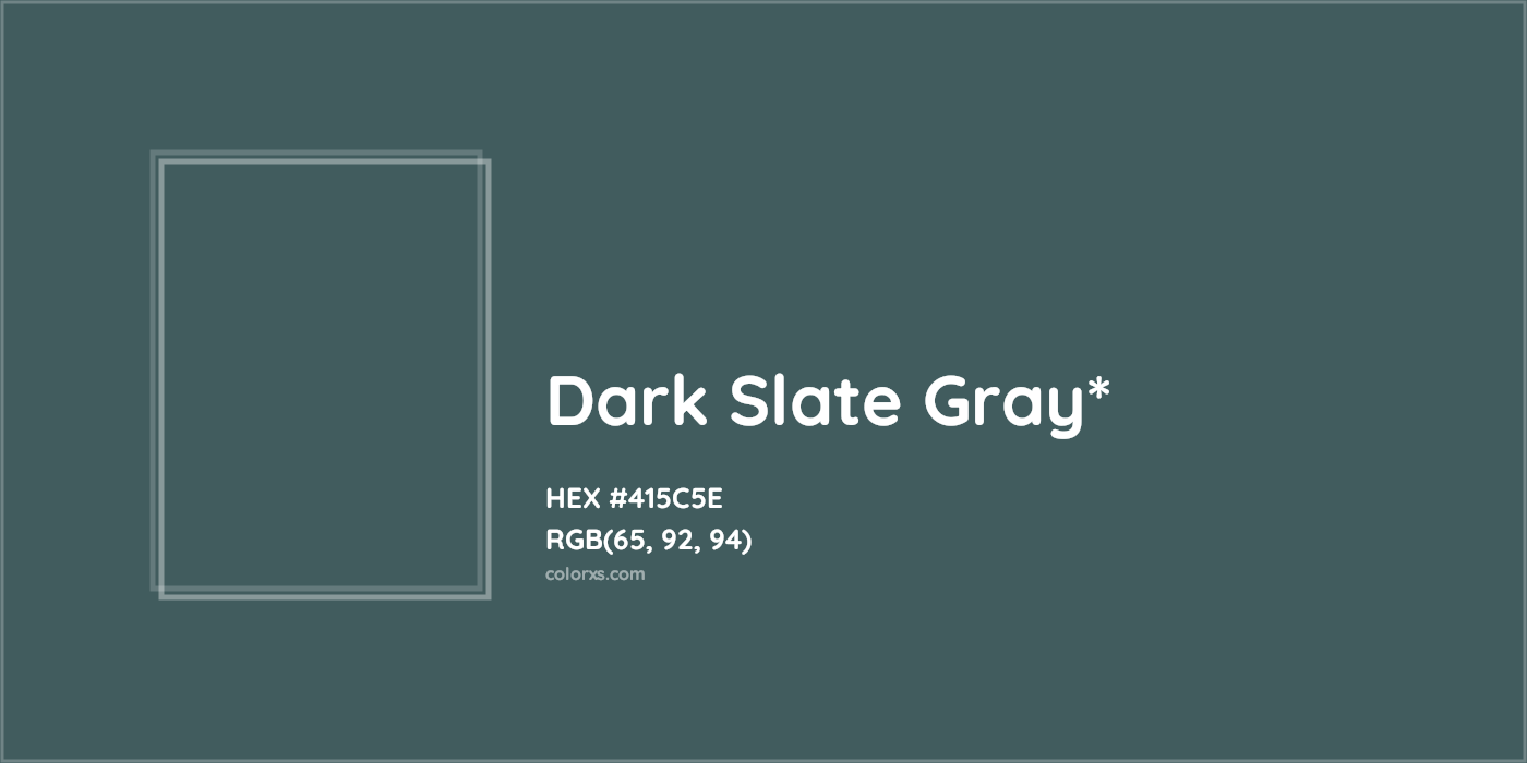 HEX #415C5E Color Name, Color Code, Palettes, Similar Paints, Images