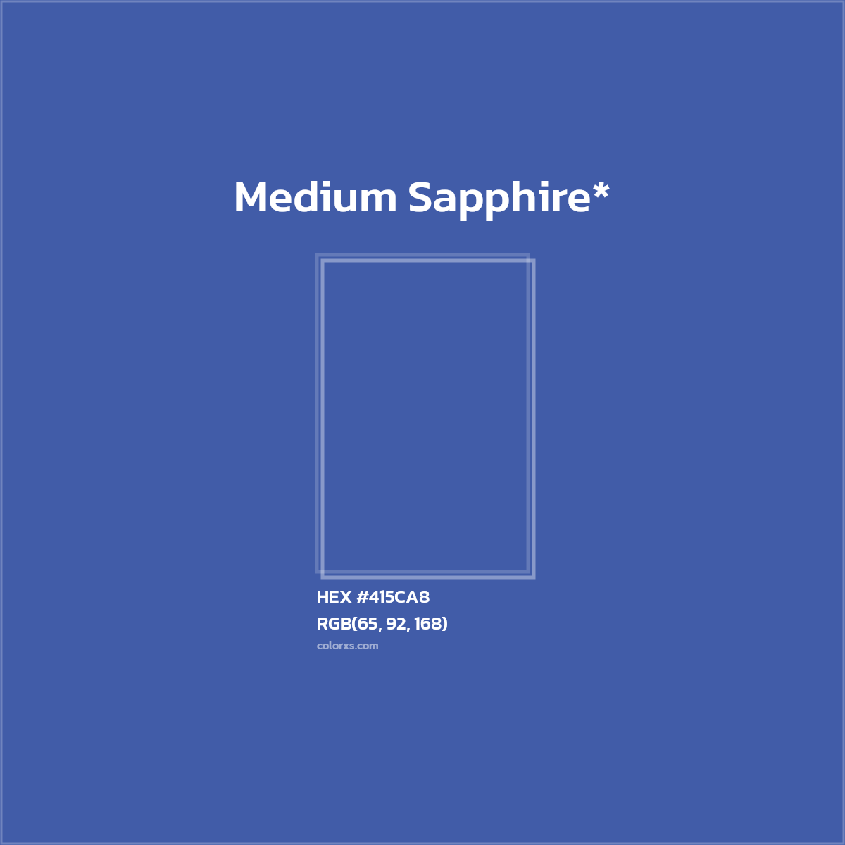 HEX #415CA8 Color Name, Color Code, Palettes, Similar Paints, Images