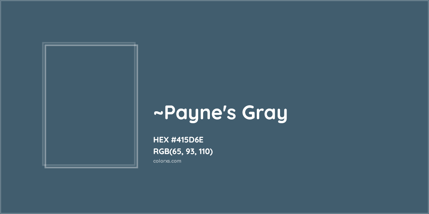 HEX #415D6E Color Name, Color Code, Palettes, Similar Paints, Images