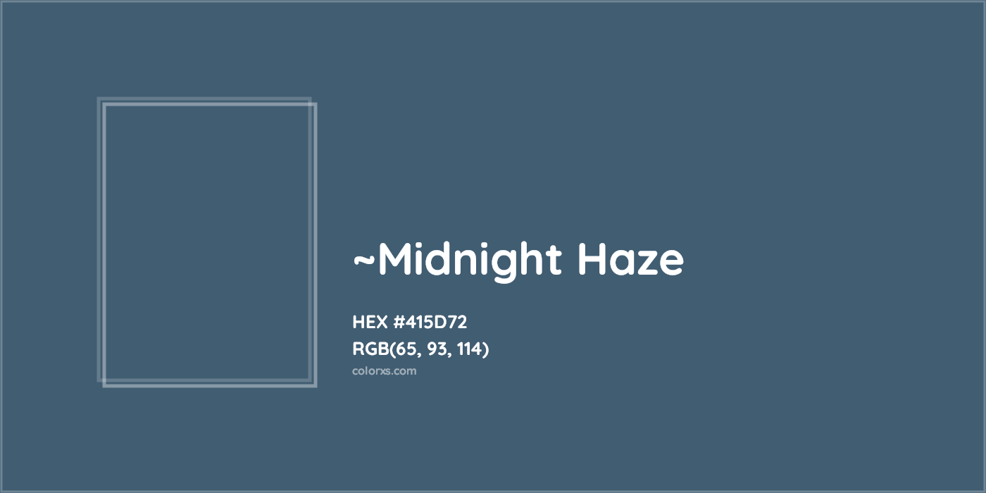 HEX #415D72 Color Name, Color Code, Palettes, Similar Paints, Images