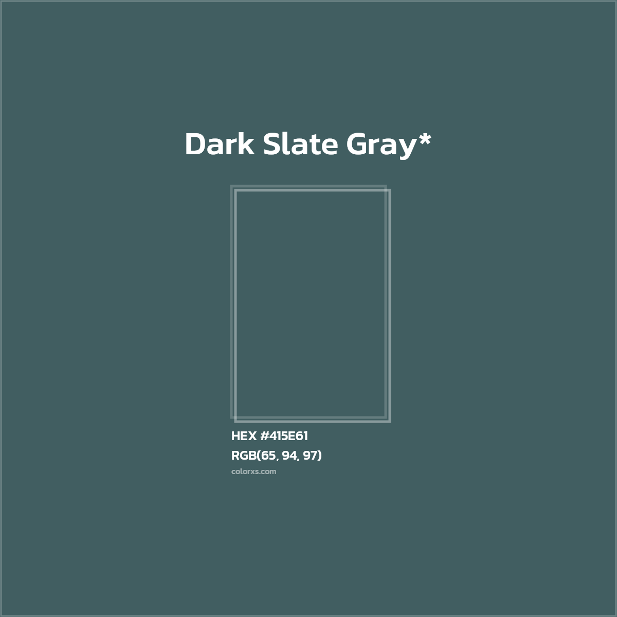 HEX #415E61 Color Name, Color Code, Palettes, Similar Paints, Images