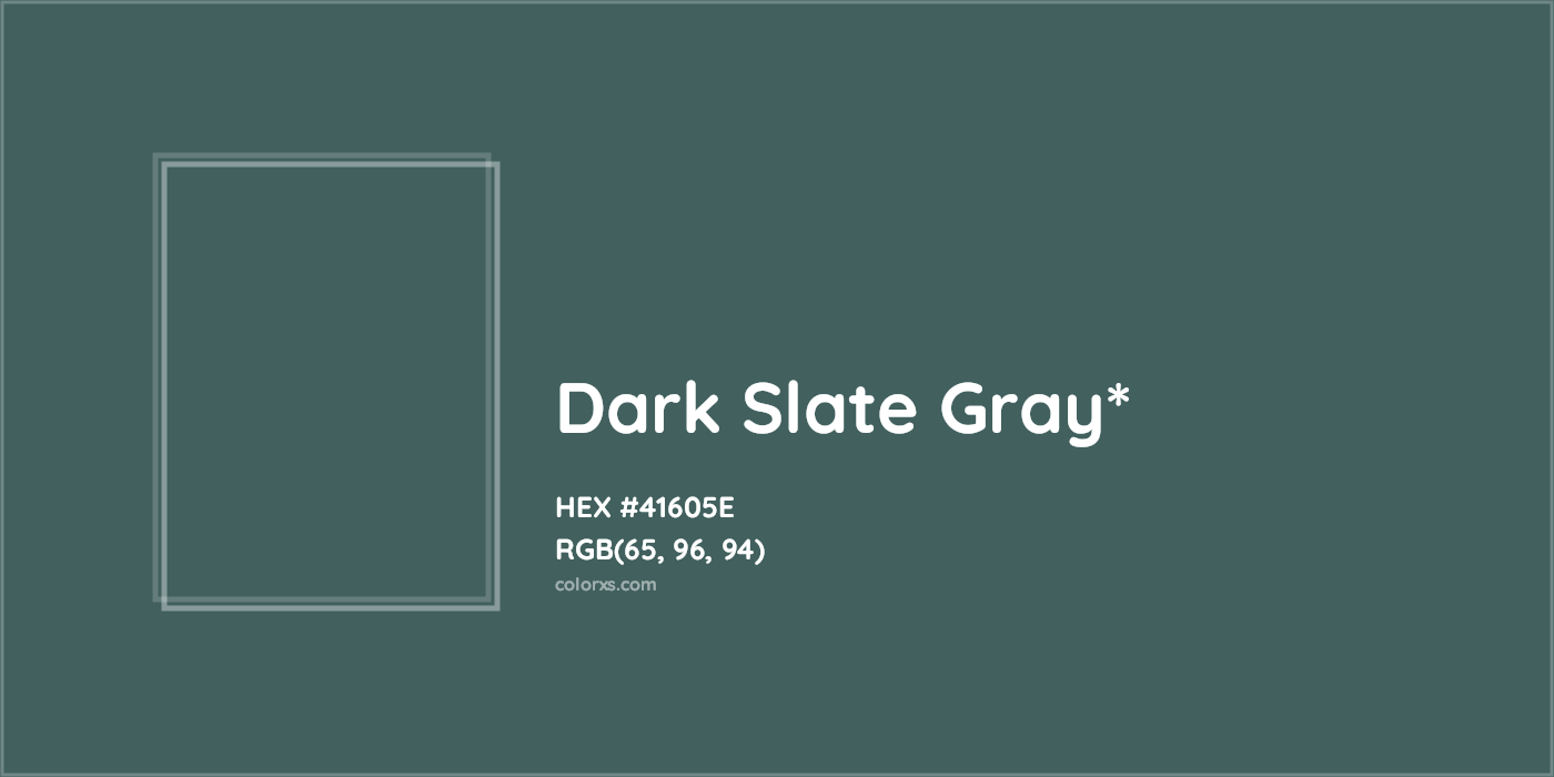 HEX #41605E Color Name, Color Code, Palettes, Similar Paints, Images