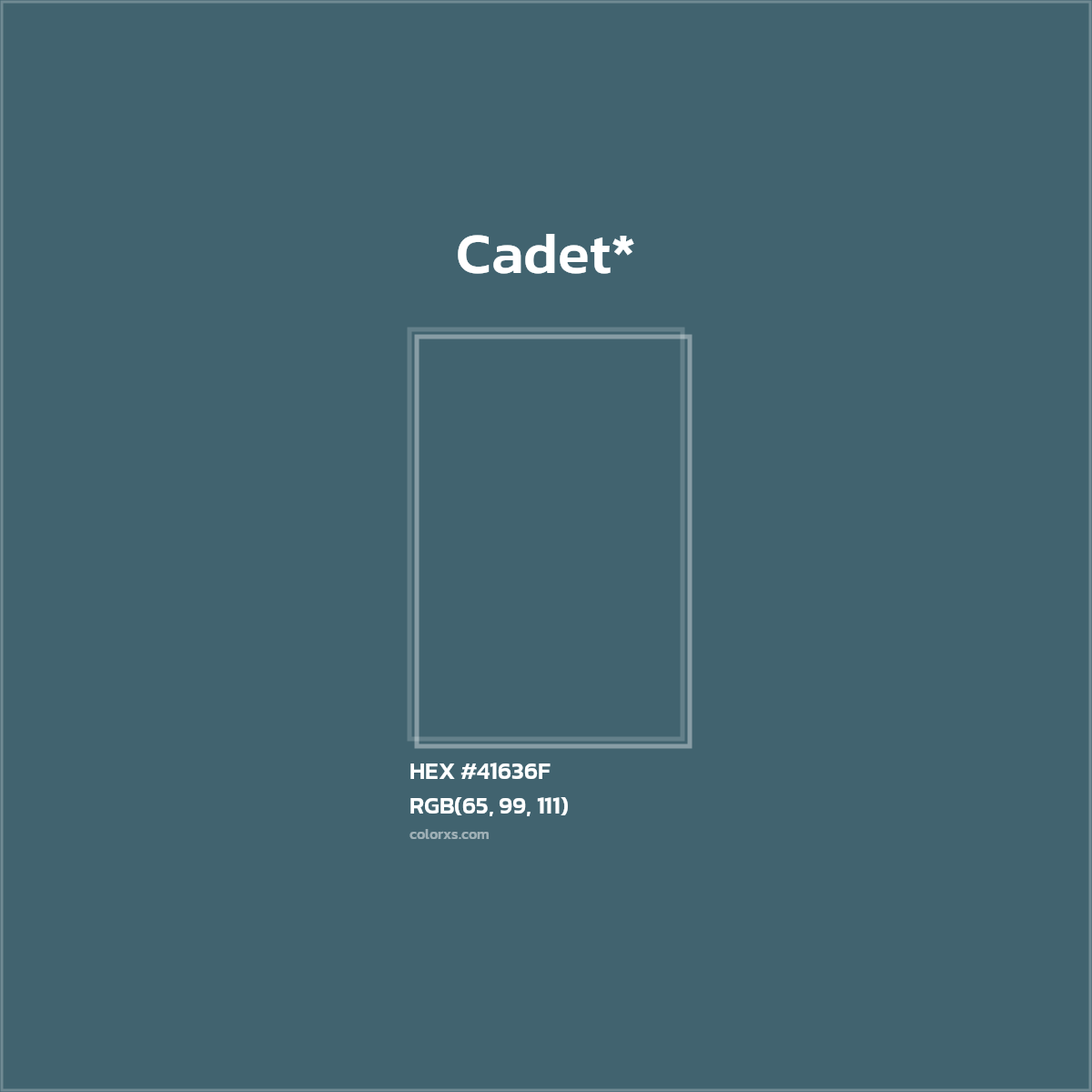 HEX #41636F Color Name, Color Code, Palettes, Similar Paints, Images