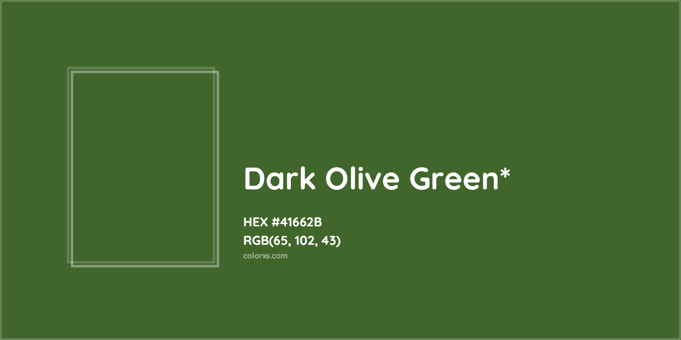 HEX #41662B Color Name, Color Code, Palettes, Similar Paints, Images