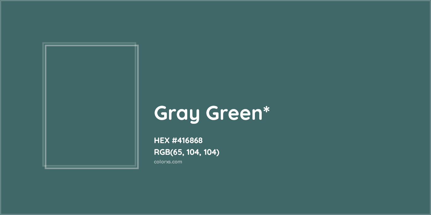 HEX #416868 Color Name, Color Code, Palettes, Similar Paints, Images
