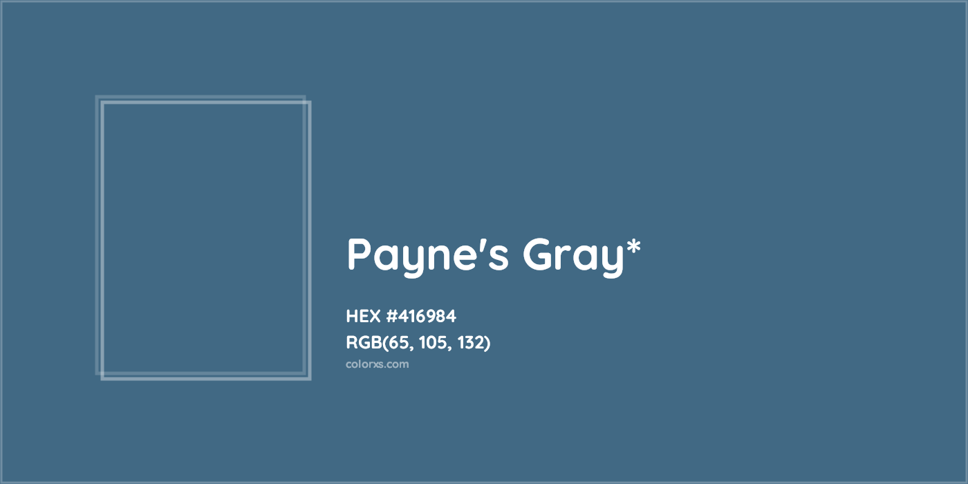 HEX #416984 Color Name, Color Code, Palettes, Similar Paints, Images