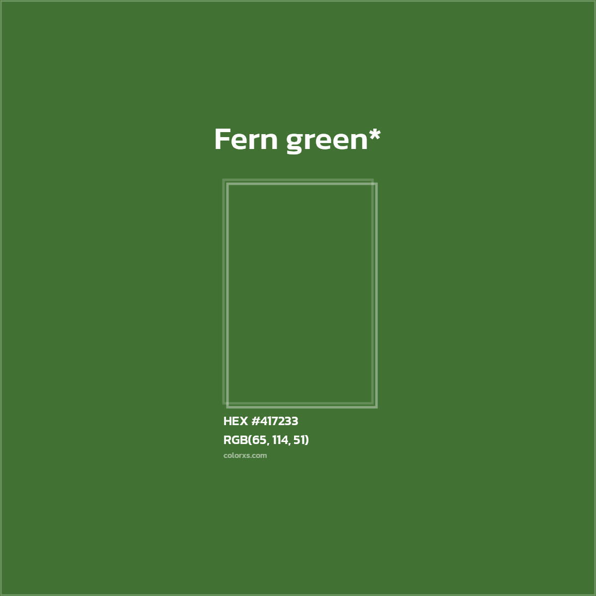 HEX #417233 Color Name, Color Code, Palettes, Similar Paints, Images