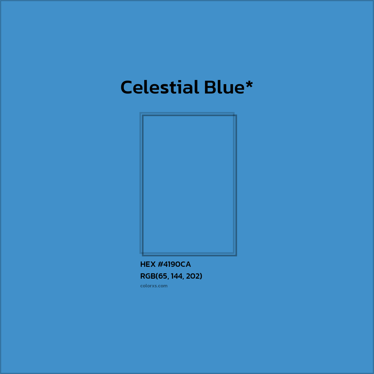 HEX #4190CA Color Name, Color Code, Palettes, Similar Paints, Images