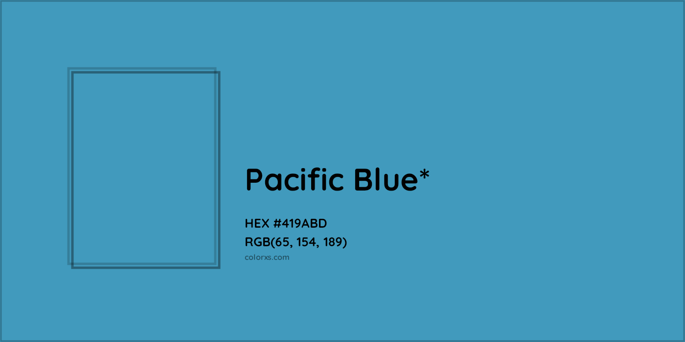 HEX #419ABD Color Name, Color Code, Palettes, Similar Paints, Images