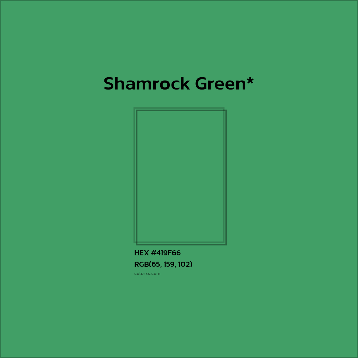 HEX #419F66 Color Name, Color Code, Palettes, Similar Paints, Images