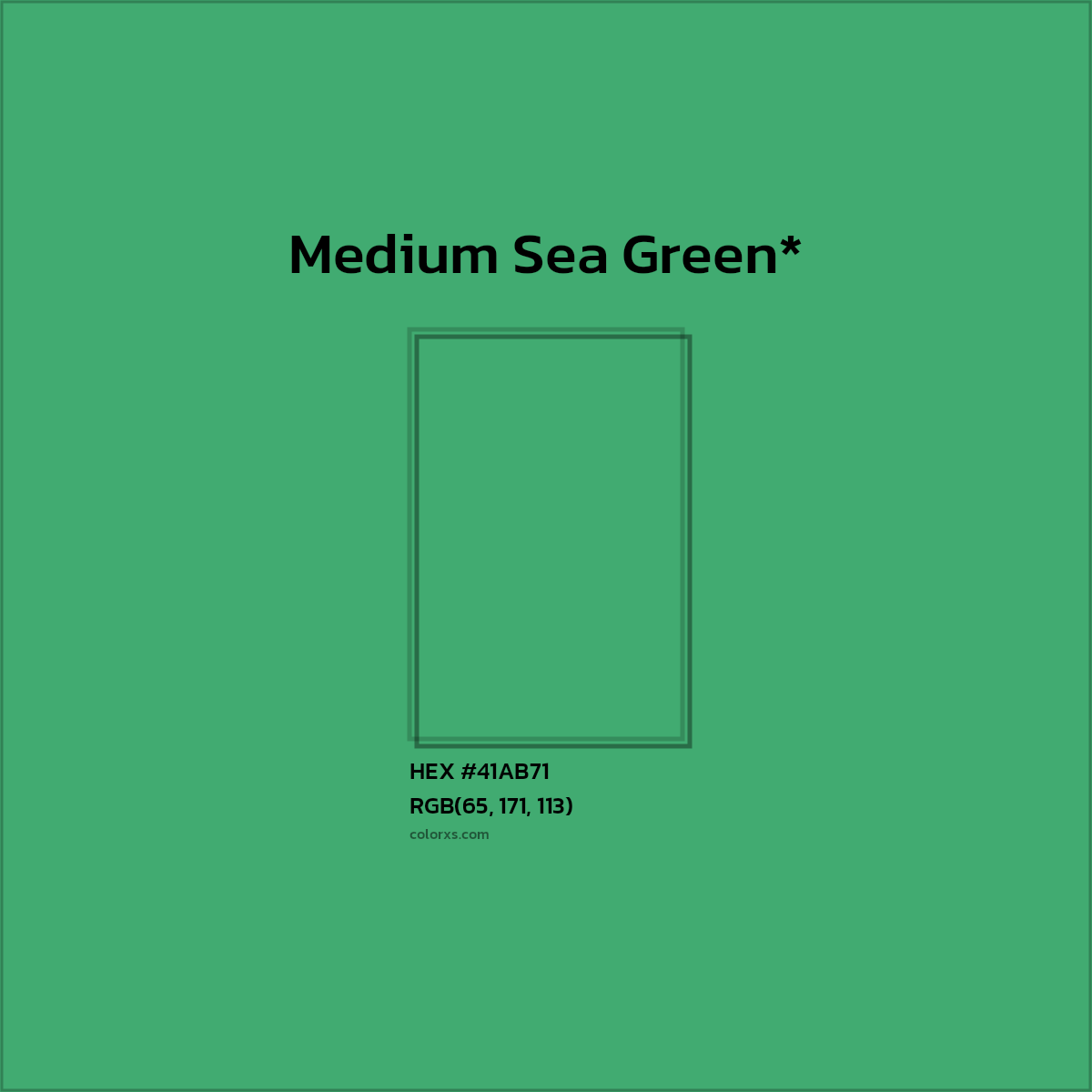 HEX #41AB71 Color Name, Color Code, Palettes, Similar Paints, Images