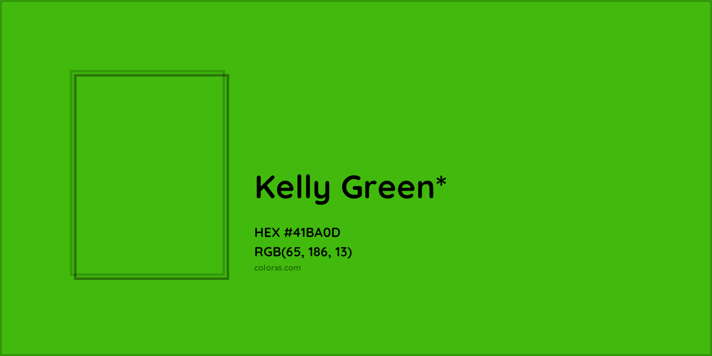HEX #41BA0D Color Name, Color Code, Palettes, Similar Paints, Images