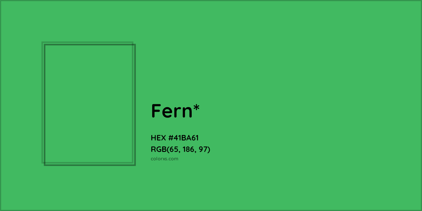 HEX #41BA61 Color Name, Color Code, Palettes, Similar Paints, Images