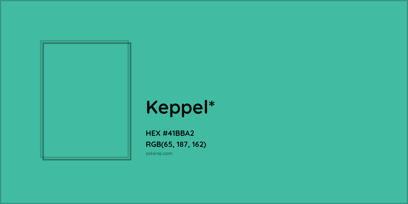HEX #41BBA2 Color Name, Color Code, Palettes, Similar Paints, Images