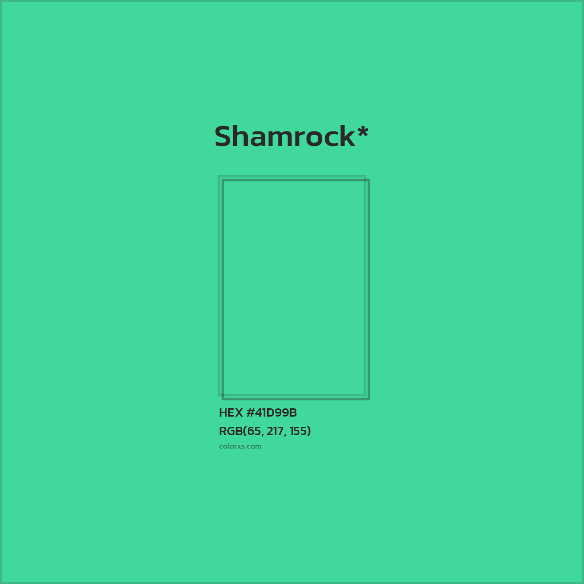 HEX #41D99B Color Name, Color Code, Palettes, Similar Paints, Images