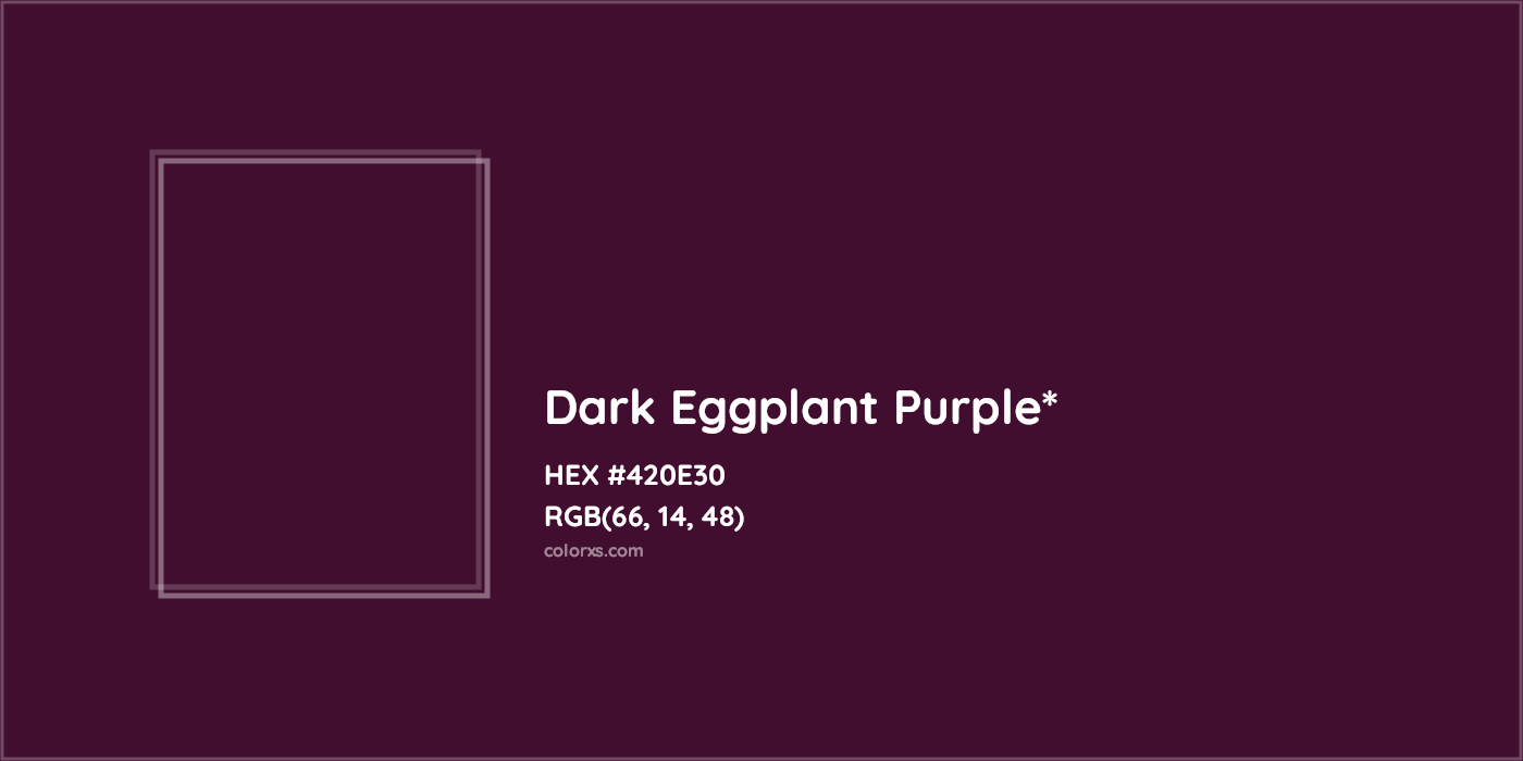 HEX #420E30 Color Name, Color Code, Palettes, Similar Paints, Images