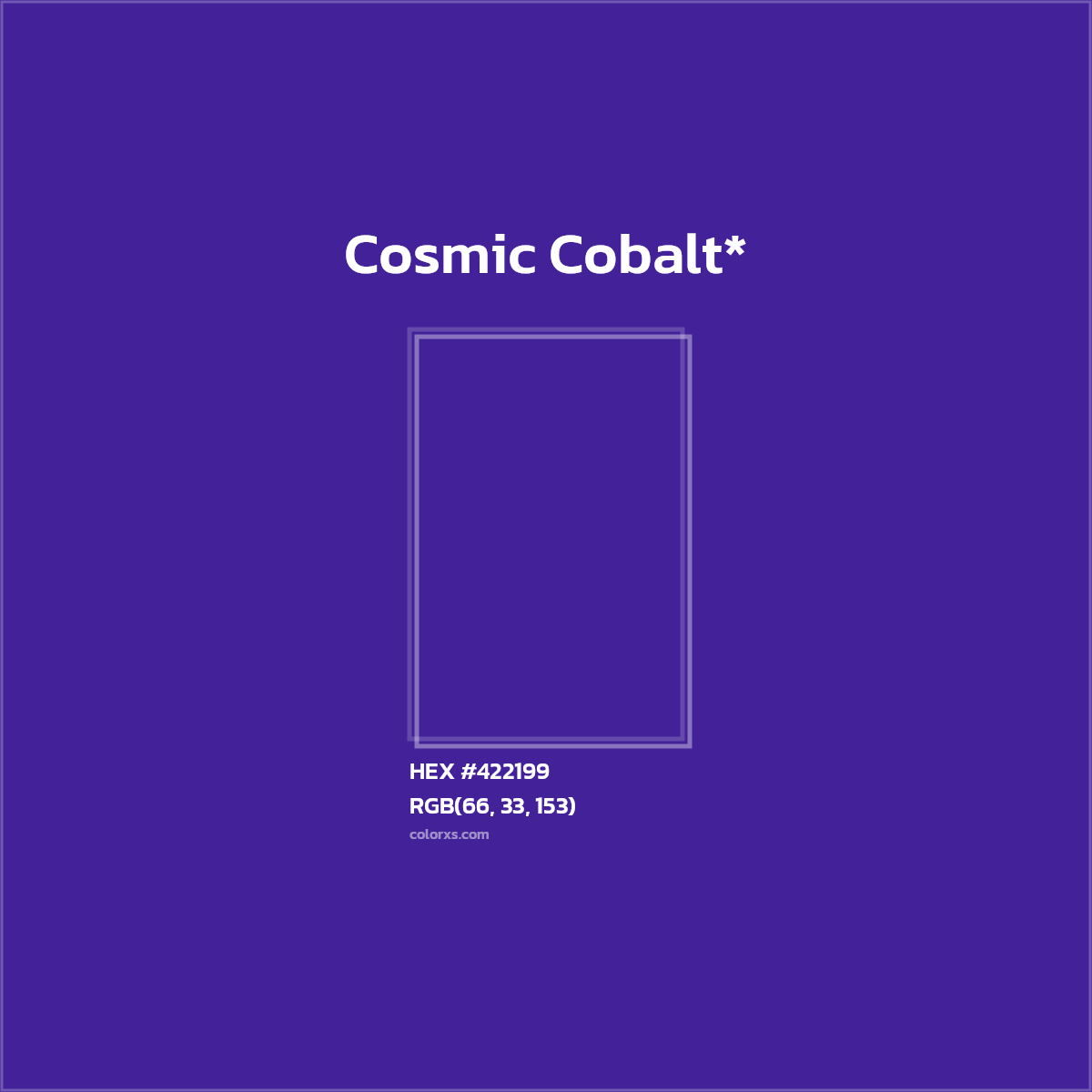 HEX #422199 Color Name, Color Code, Palettes, Similar Paints, Images