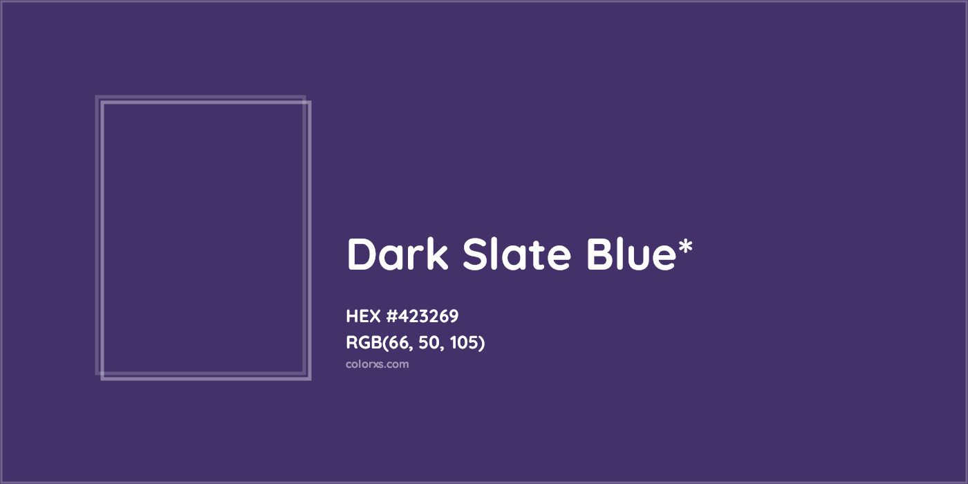 HEX #423269 Color Name, Color Code, Palettes, Similar Paints, Images