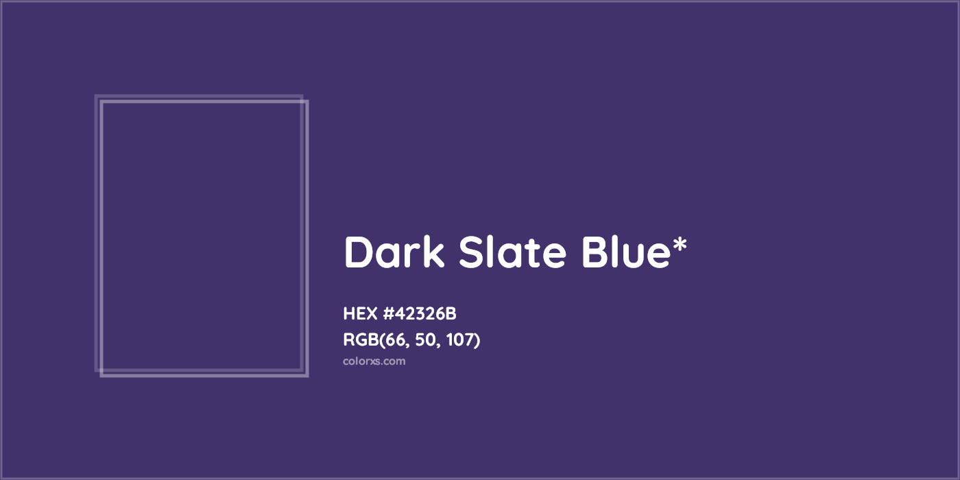 HEX #42326B Color Name, Color Code, Palettes, Similar Paints, Images