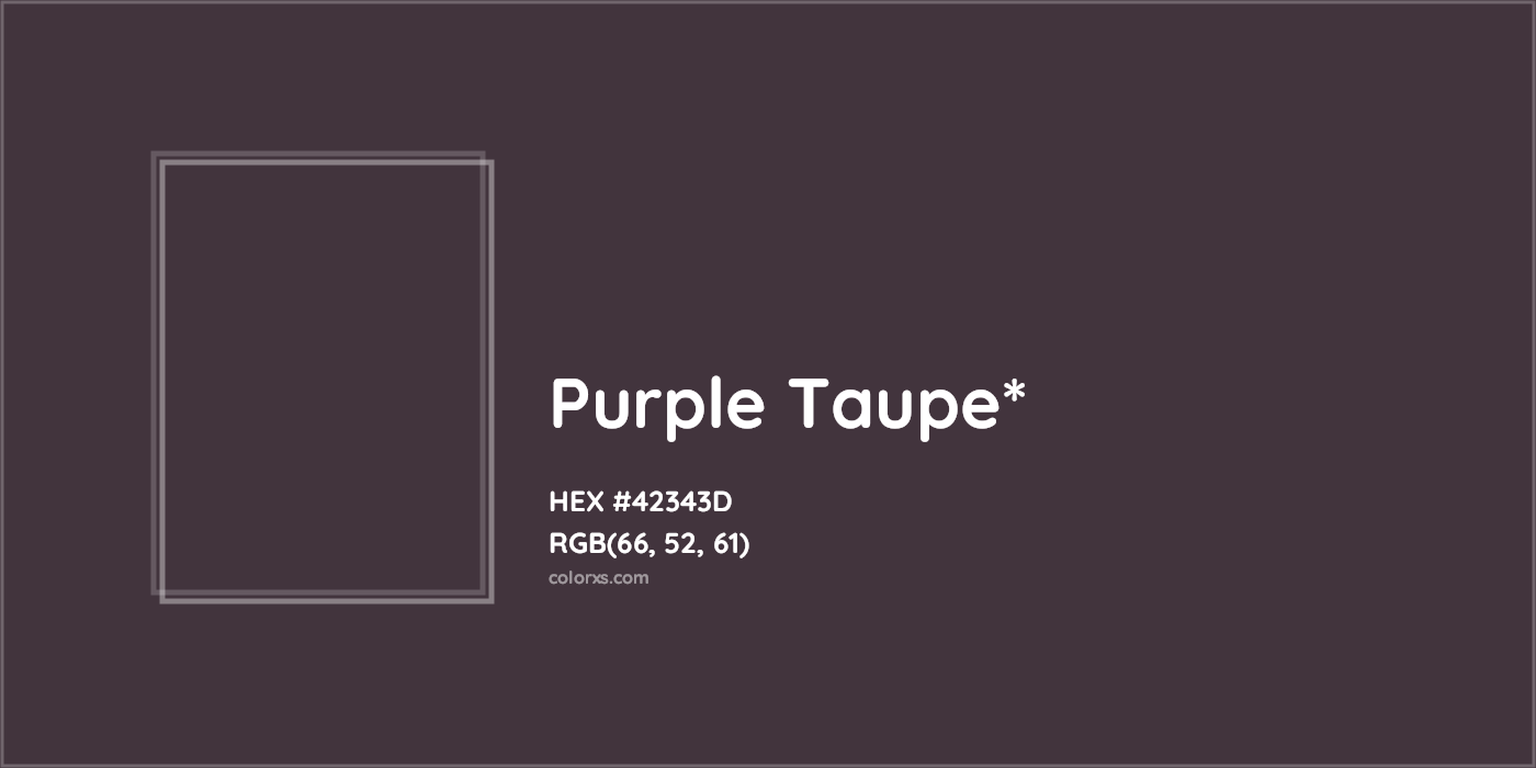 HEX #42343D Color Name, Color Code, Palettes, Similar Paints, Images