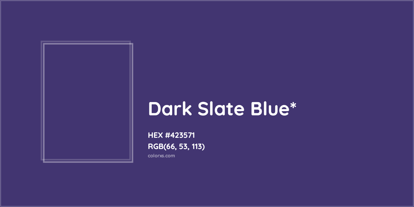HEX #423571 Color Name, Color Code, Palettes, Similar Paints, Images