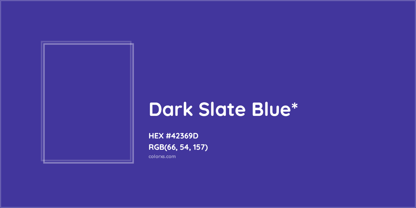 HEX #42369D Color Name, Color Code, Palettes, Similar Paints, Images