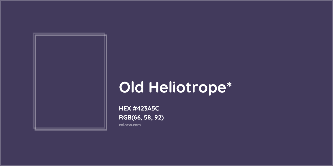 HEX #423A5C Color Name, Color Code, Palettes, Similar Paints, Images