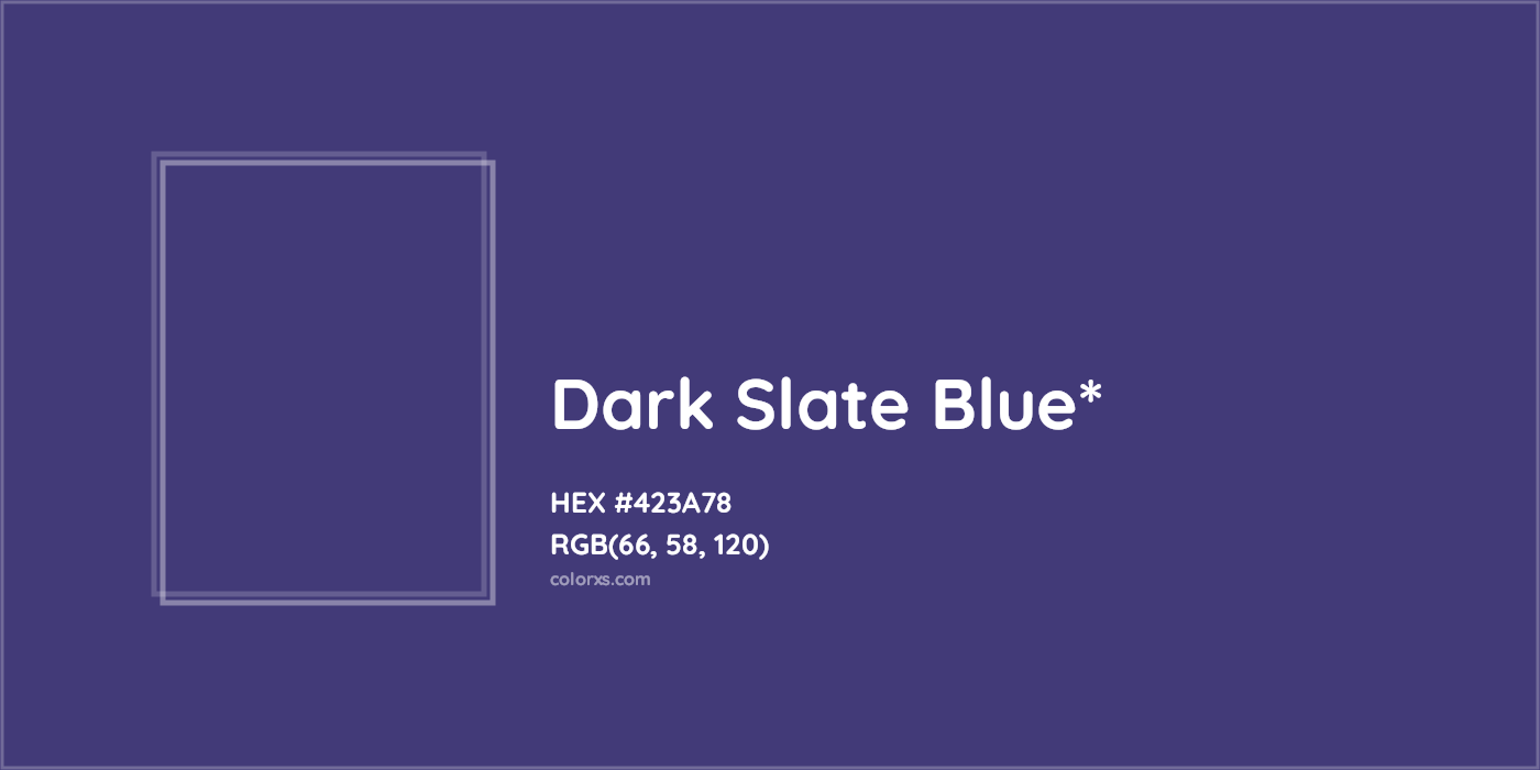 HEX #423A78 Color Name, Color Code, Palettes, Similar Paints, Images