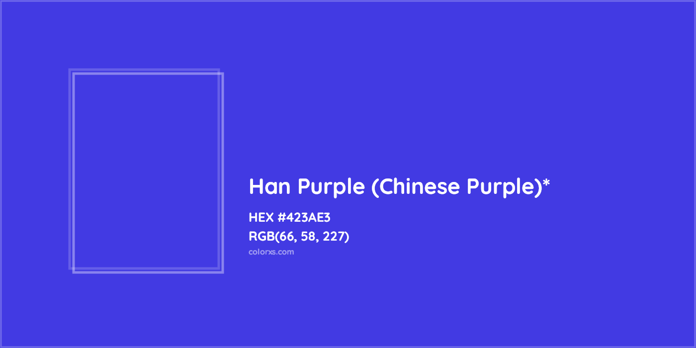 HEX #423AE3 Color Name, Color Code, Palettes, Similar Paints, Images