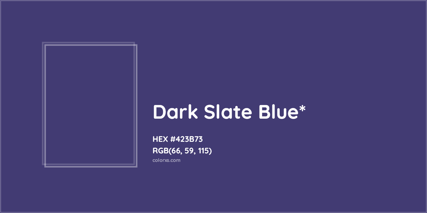 HEX #423B73 Color Name, Color Code, Palettes, Similar Paints, Images