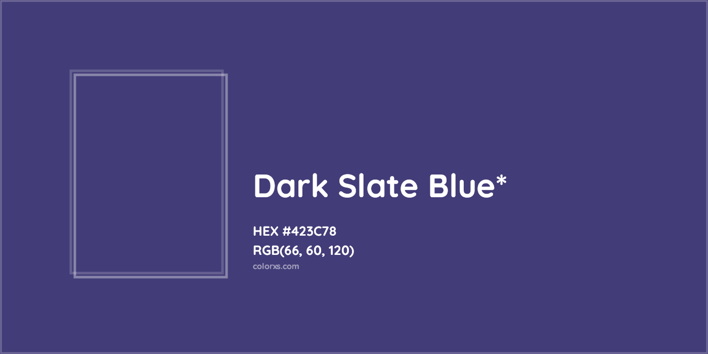 HEX #423C78 Color Name, Color Code, Palettes, Similar Paints, Images