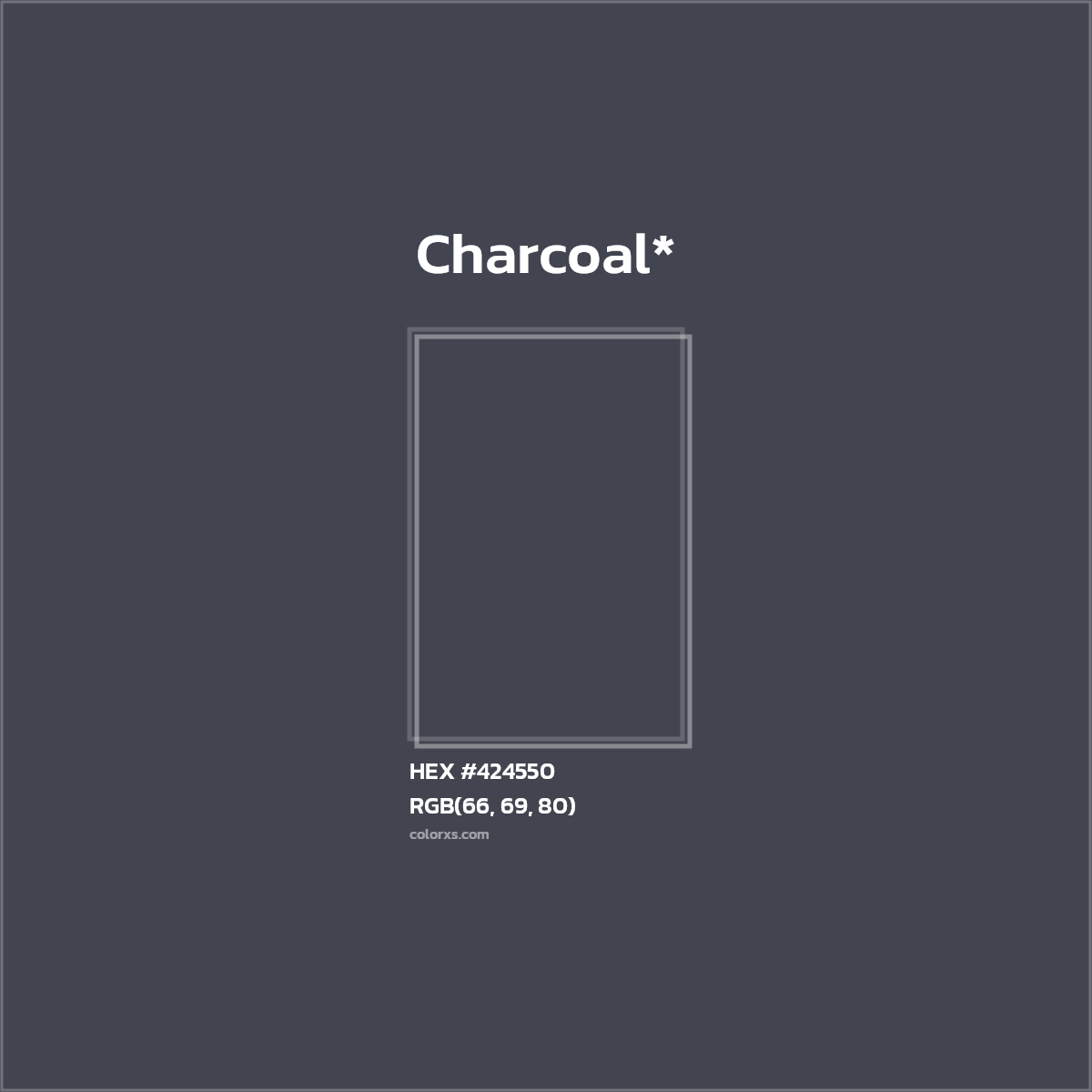 HEX #424550 Color Name, Color Code, Palettes, Similar Paints, Images
