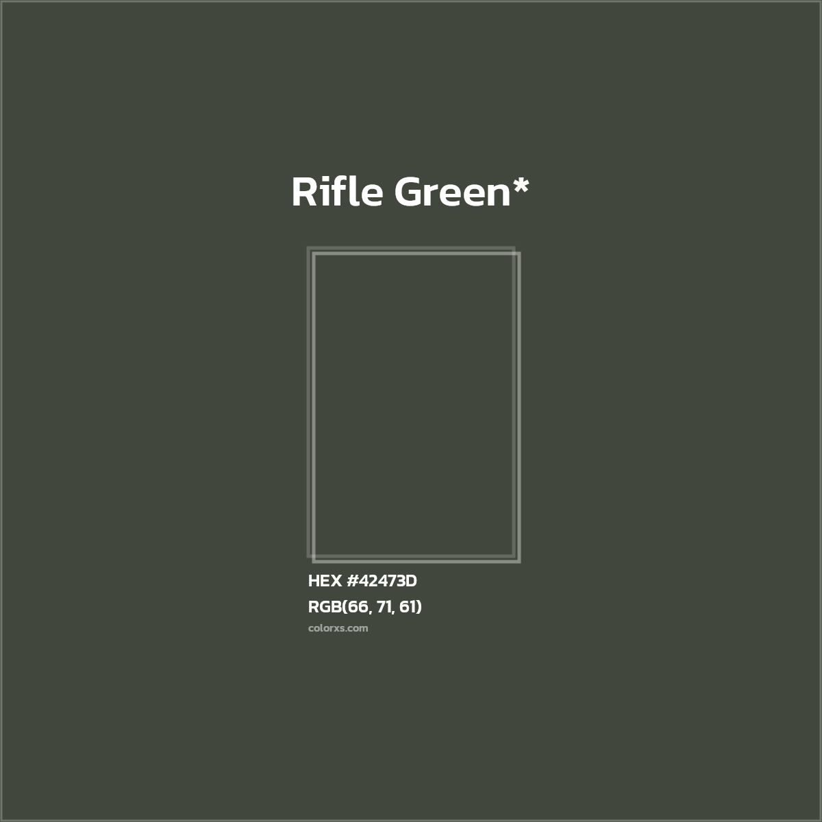 HEX #42473D Color Name, Color Code, Palettes, Similar Paints, Images