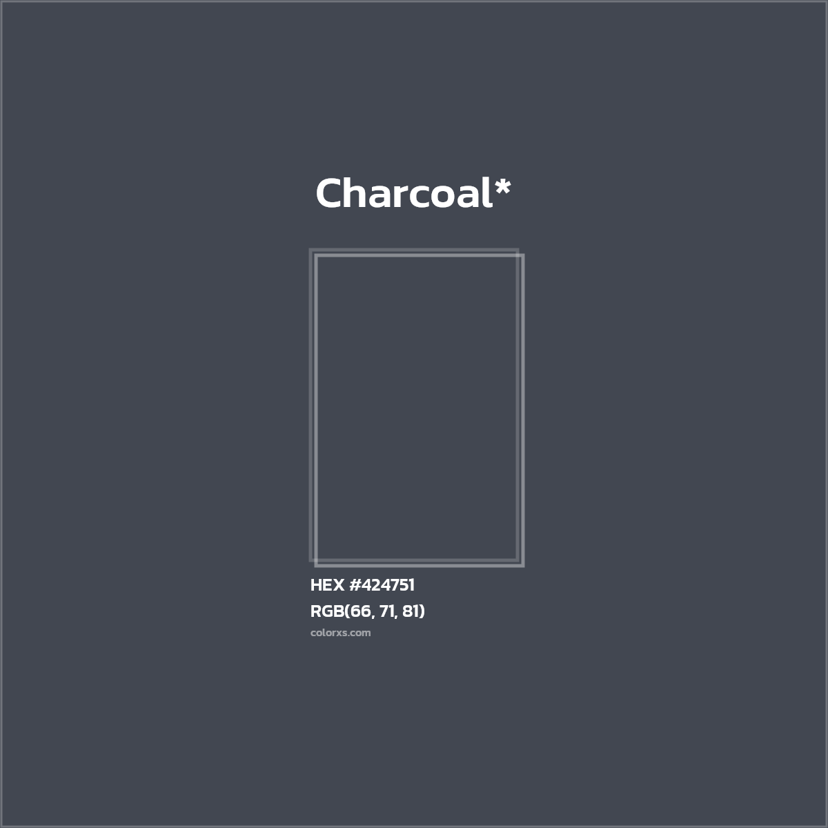 HEX #424751 Color Name, Color Code, Palettes, Similar Paints, Images