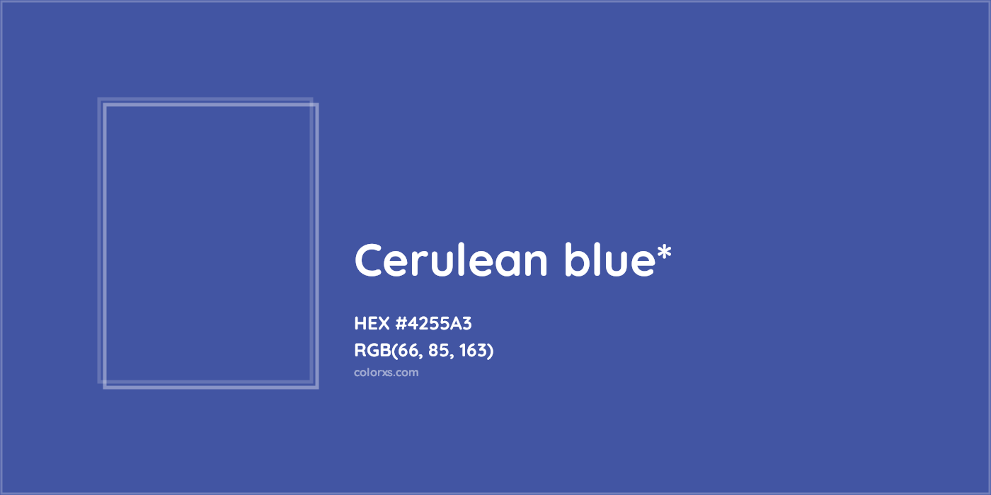 HEX #4255A3 Color Name, Color Code, Palettes, Similar Paints, Images