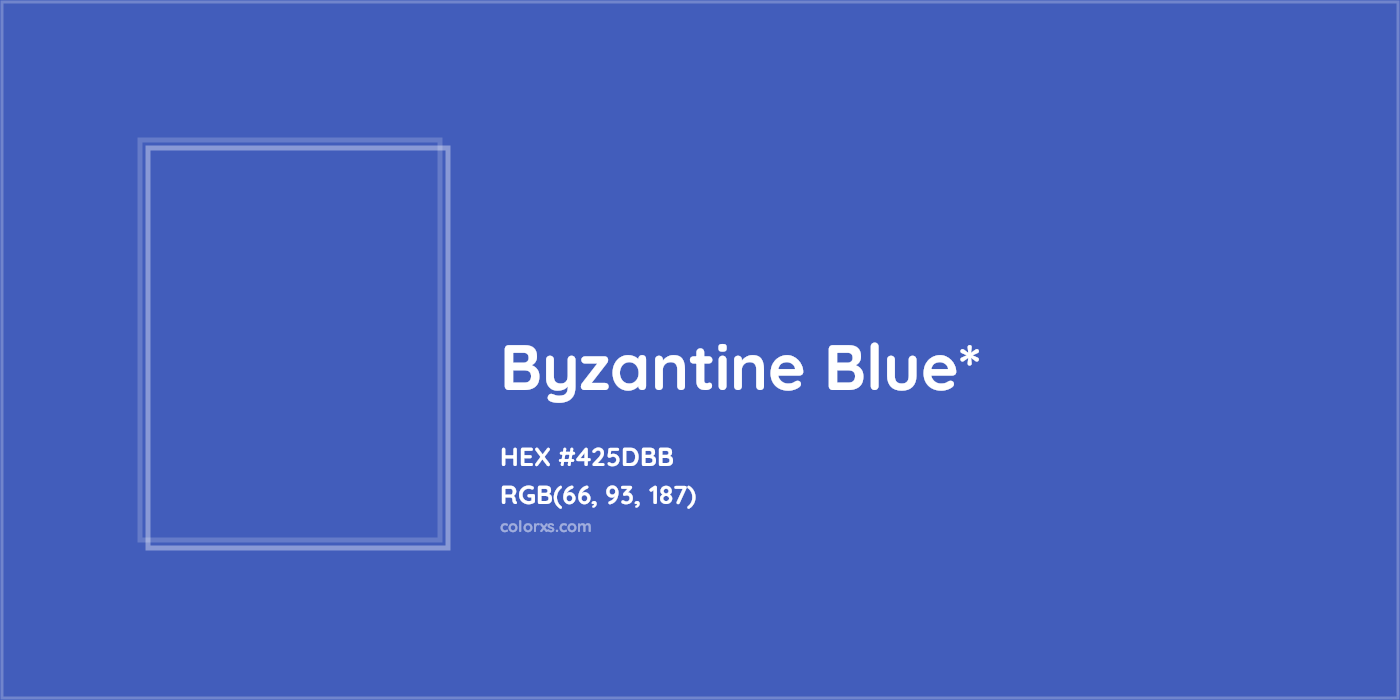 HEX #425DBB Color Name, Color Code, Palettes, Similar Paints, Images