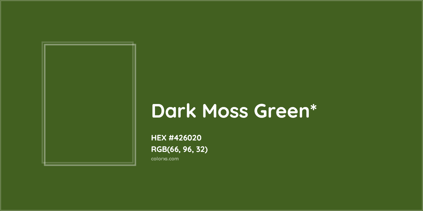 HEX #426020 Color Name, Color Code, Palettes, Similar Paints, Images