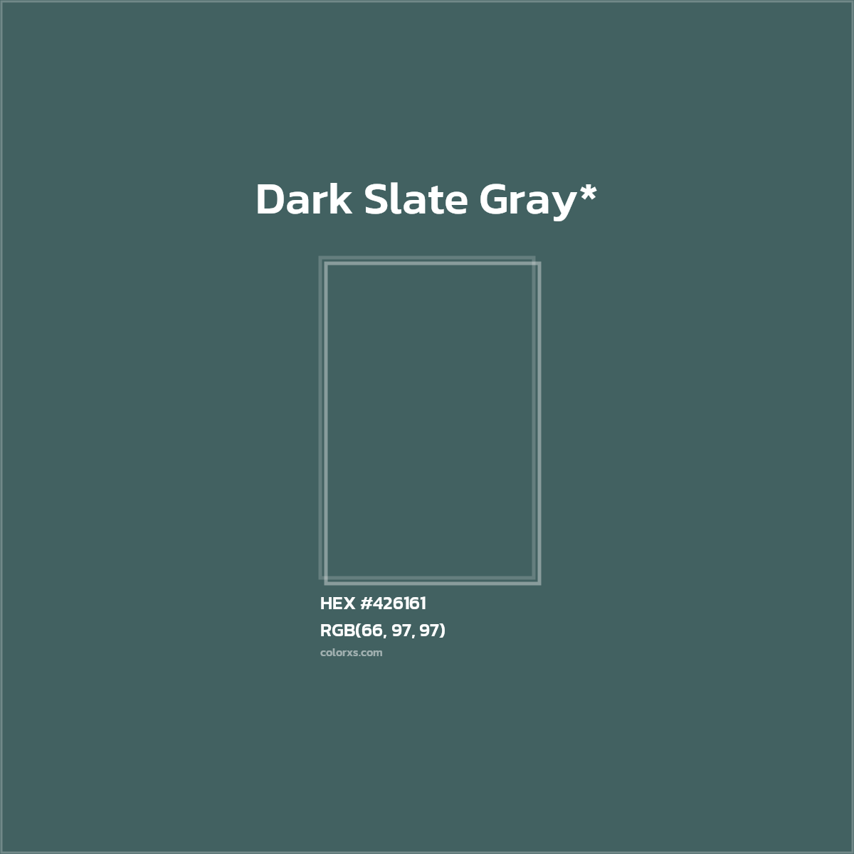 HEX #426161 Color Name, Color Code, Palettes, Similar Paints, Images