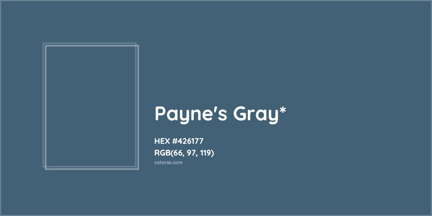 HEX #426177 Color Name, Color Code, Palettes, Similar Paints, Images