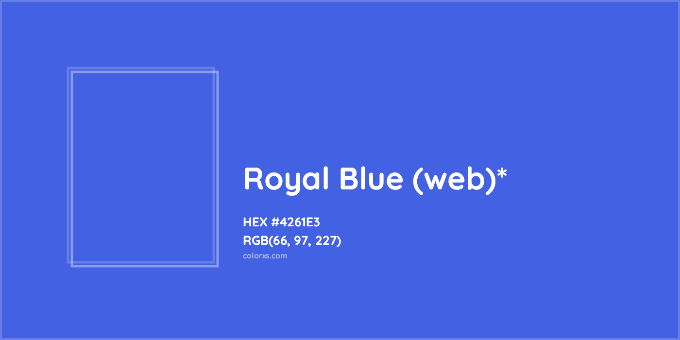 HEX #4261E3 Color Name, Color Code, Palettes, Similar Paints, Images