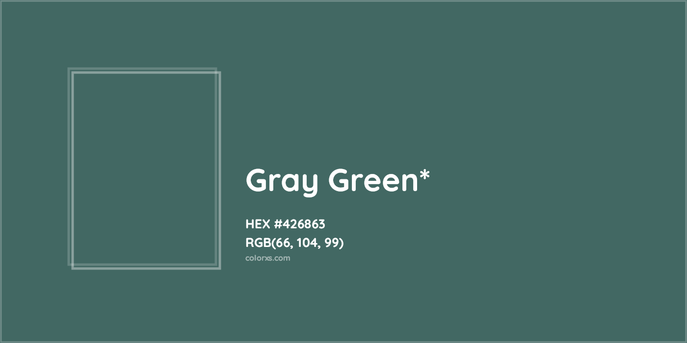 HEX #426863 Color Name, Color Code, Palettes, Similar Paints, Images