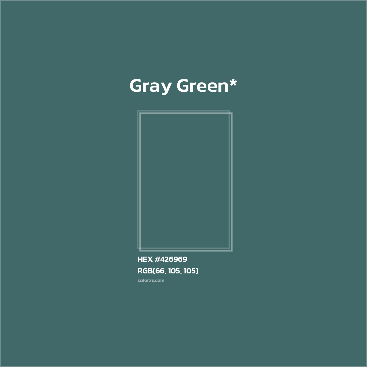 HEX #426969 Color Name, Color Code, Palettes, Similar Paints, Images
