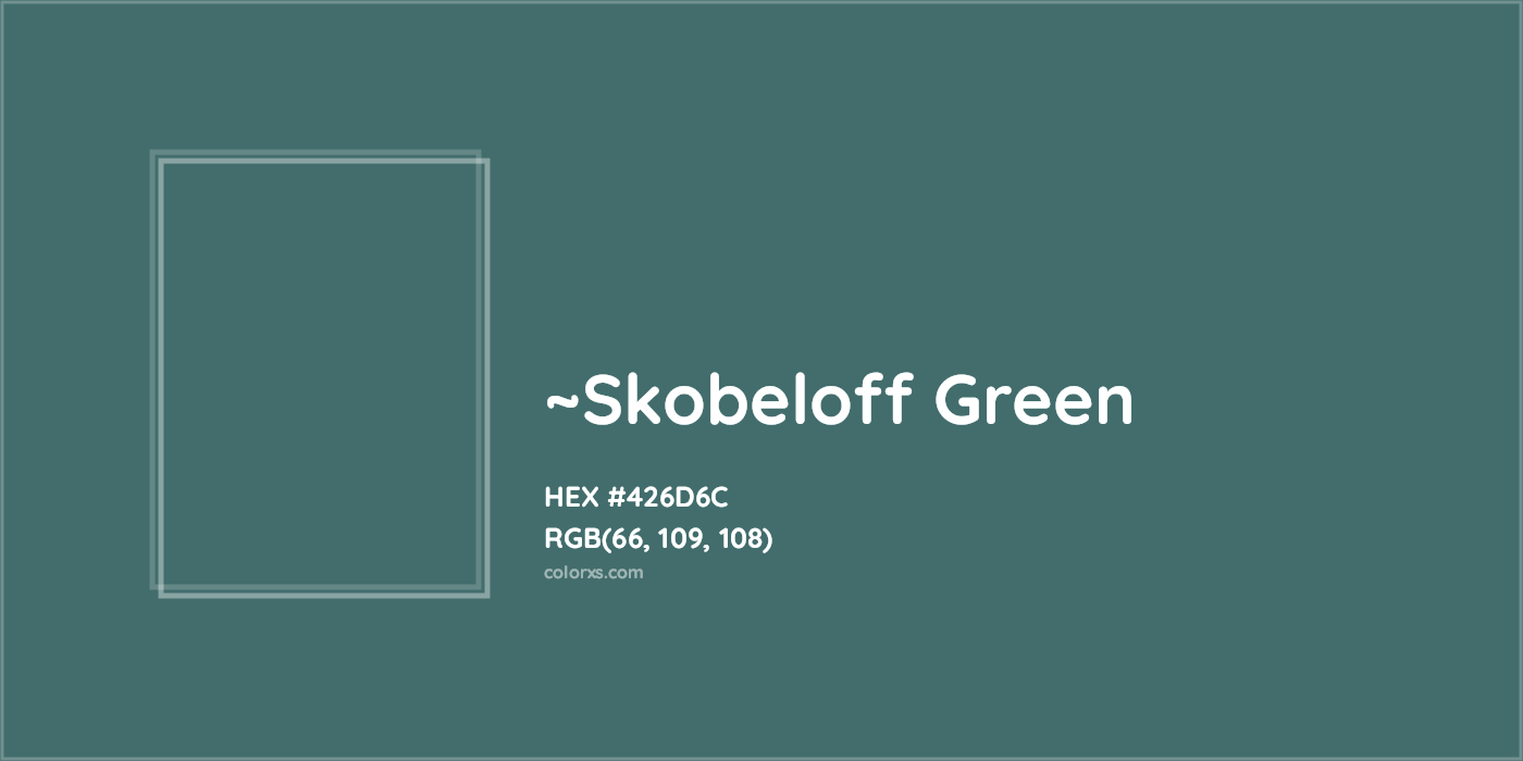 HEX #426D6C Color Name, Color Code, Palettes, Similar Paints, Images