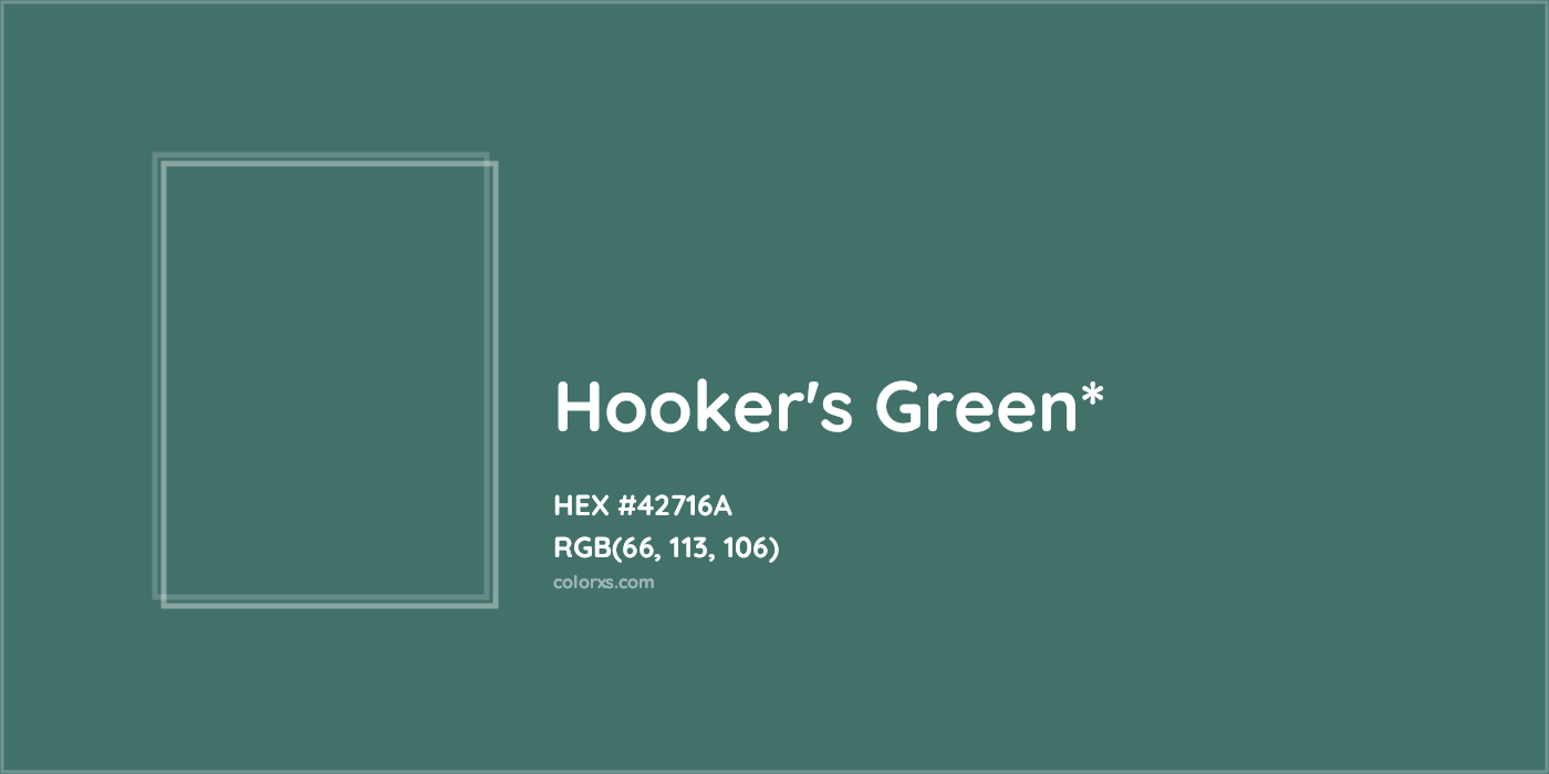 HEX #42716A Color Name, Color Code, Palettes, Similar Paints, Images