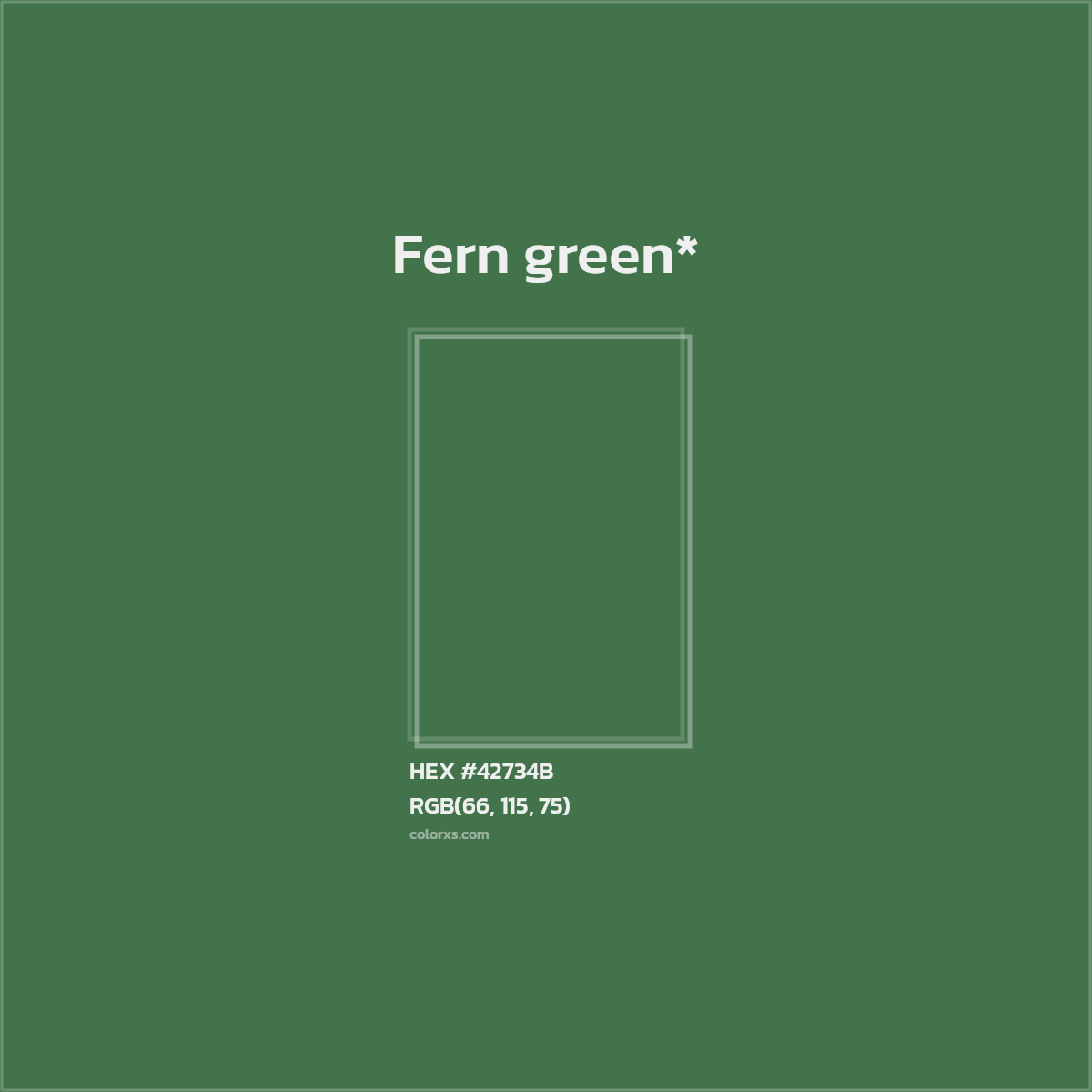 HEX #42734B Color Name, Color Code, Palettes, Similar Paints, Images